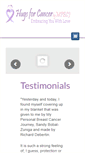 Mobile Screenshot of hugsforcancer.com